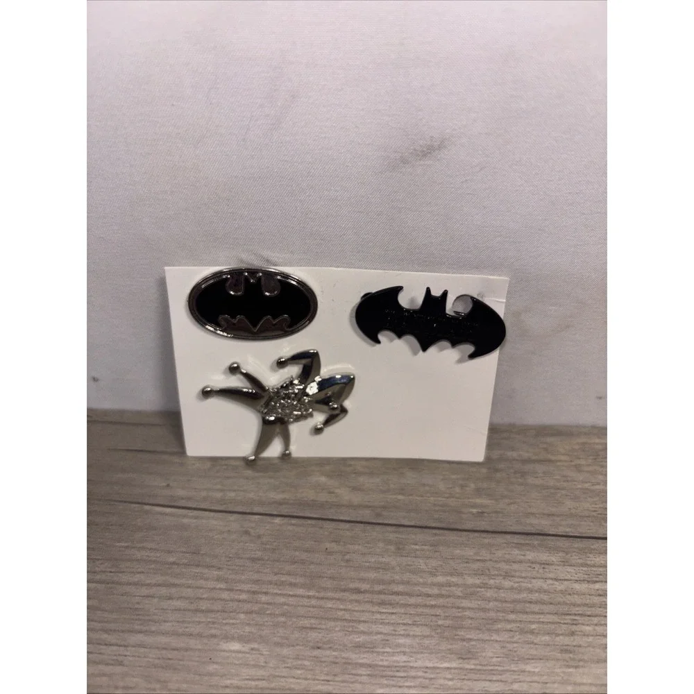 Batman Pin Badge Brooch 3-Piece Set Backpack Bling SHEIN X